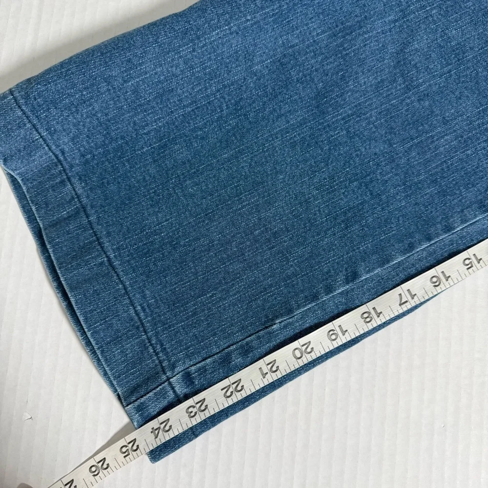 Loup $168 Simone Blue Wide Leg Jeans - Picture 9 of 9